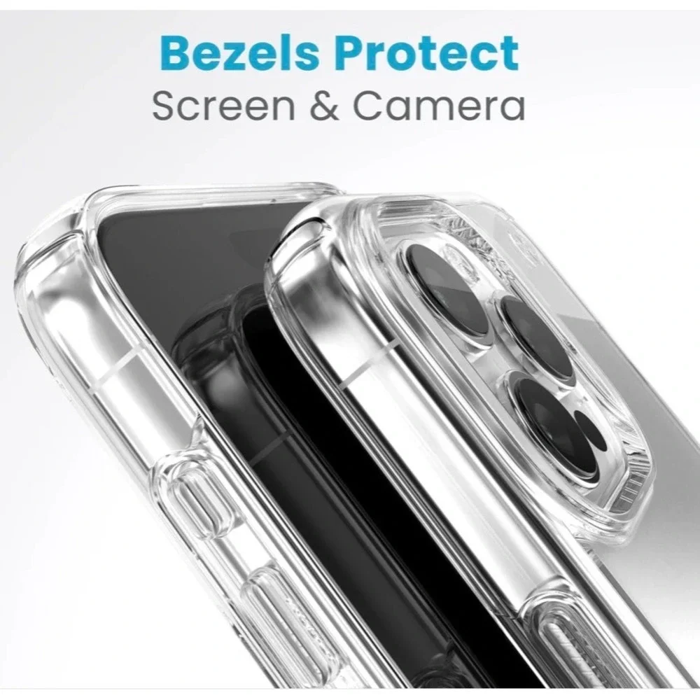 Speck Presidio Perfect-Clear iPhone 15 Pro Max‎ Case 13ft Drop Protection Clear